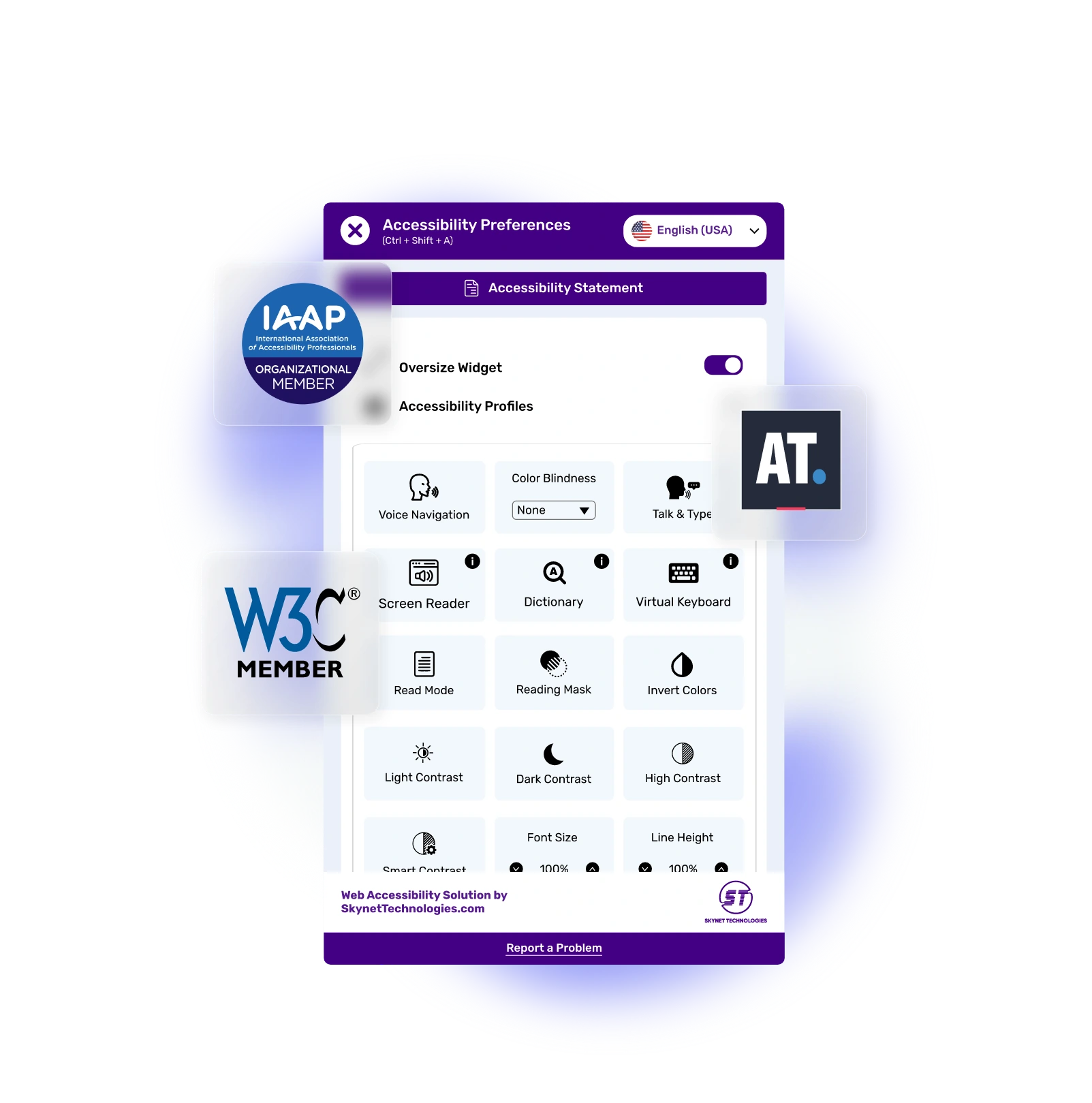 ActiveTrail Accessibility Widget