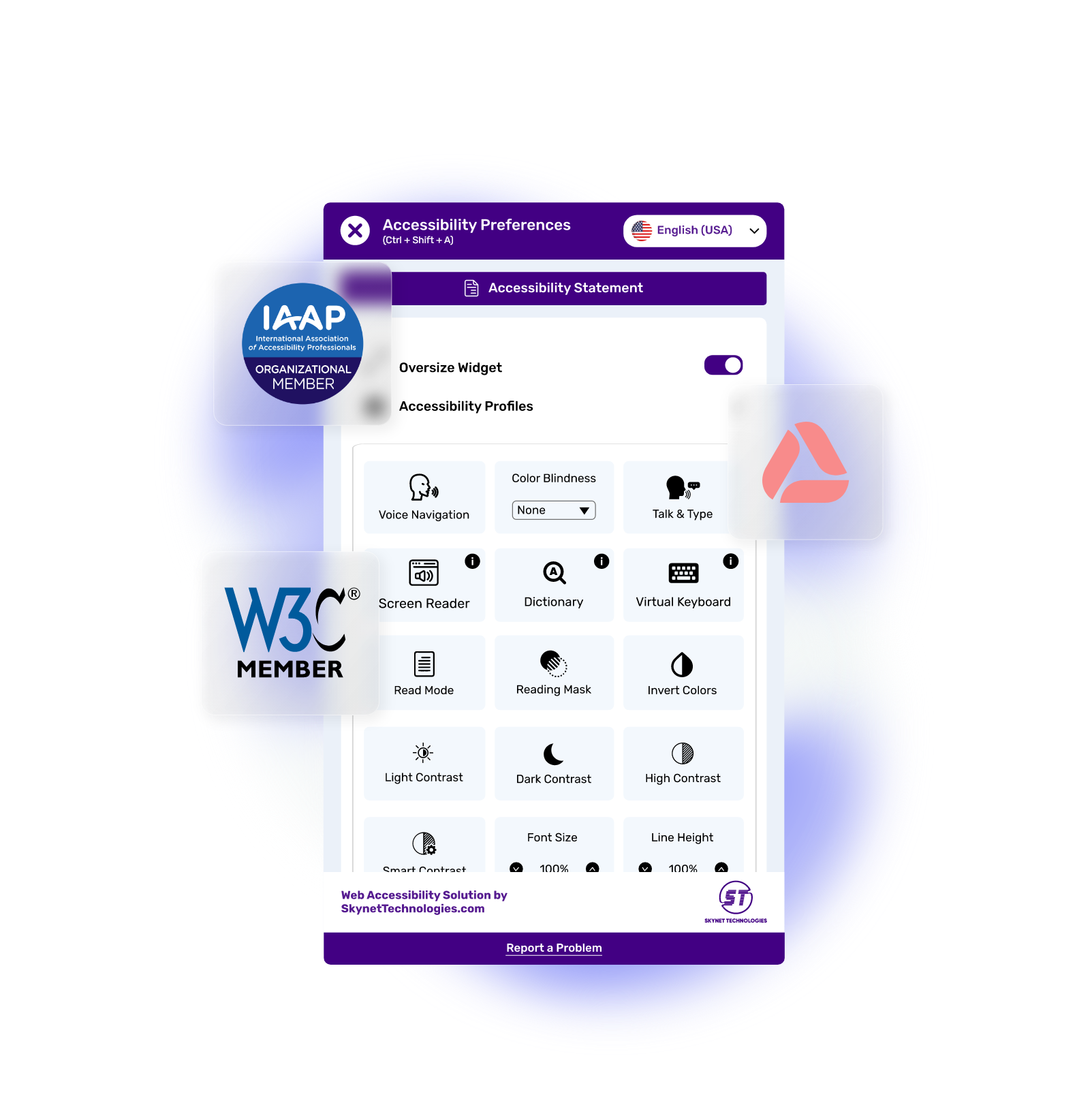 Amplience Accessibility Widget