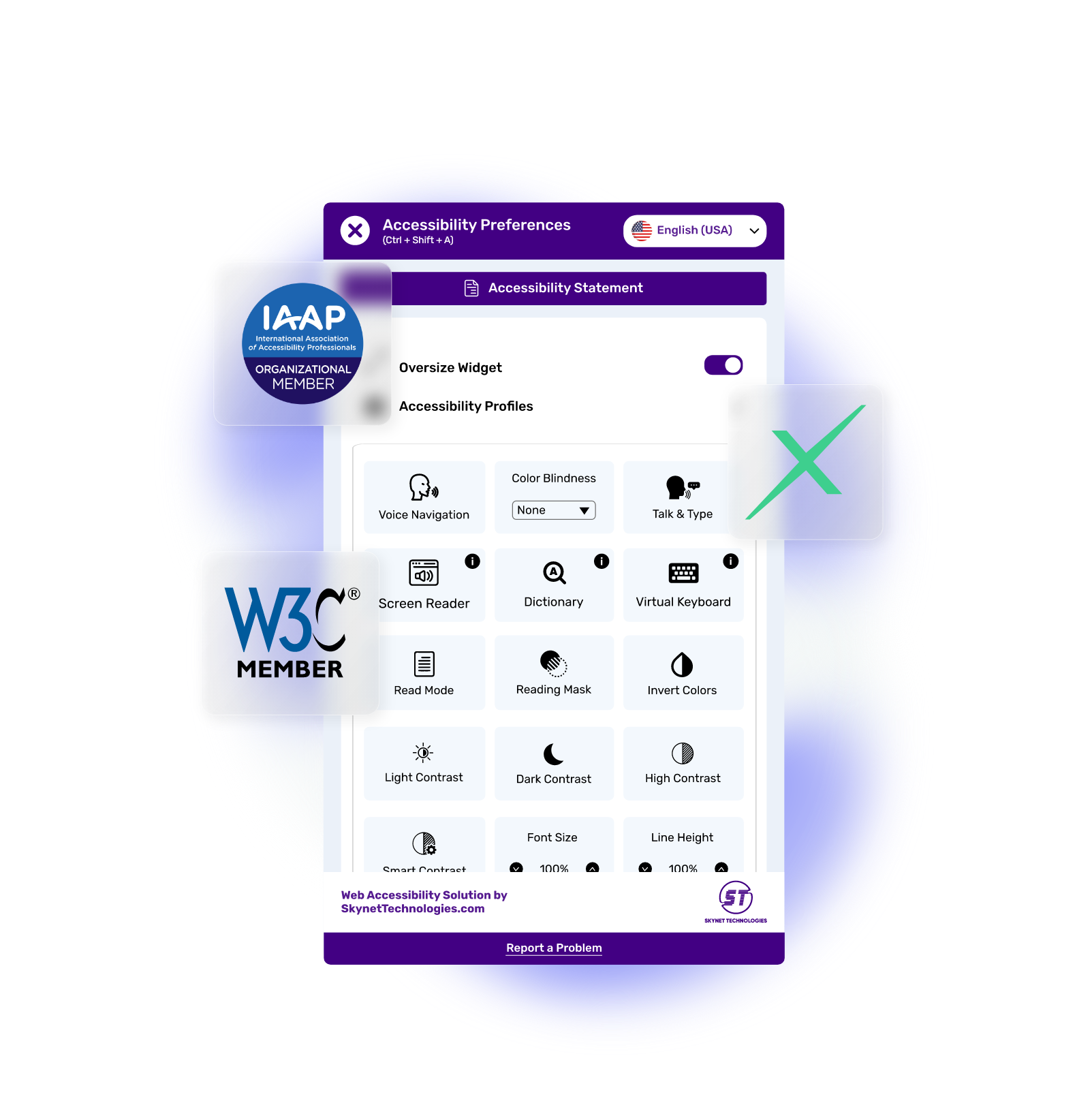 Axway Accessibility Widget