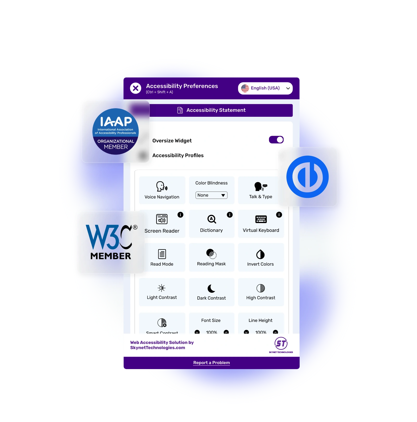 Easy Project Accessibility Widget