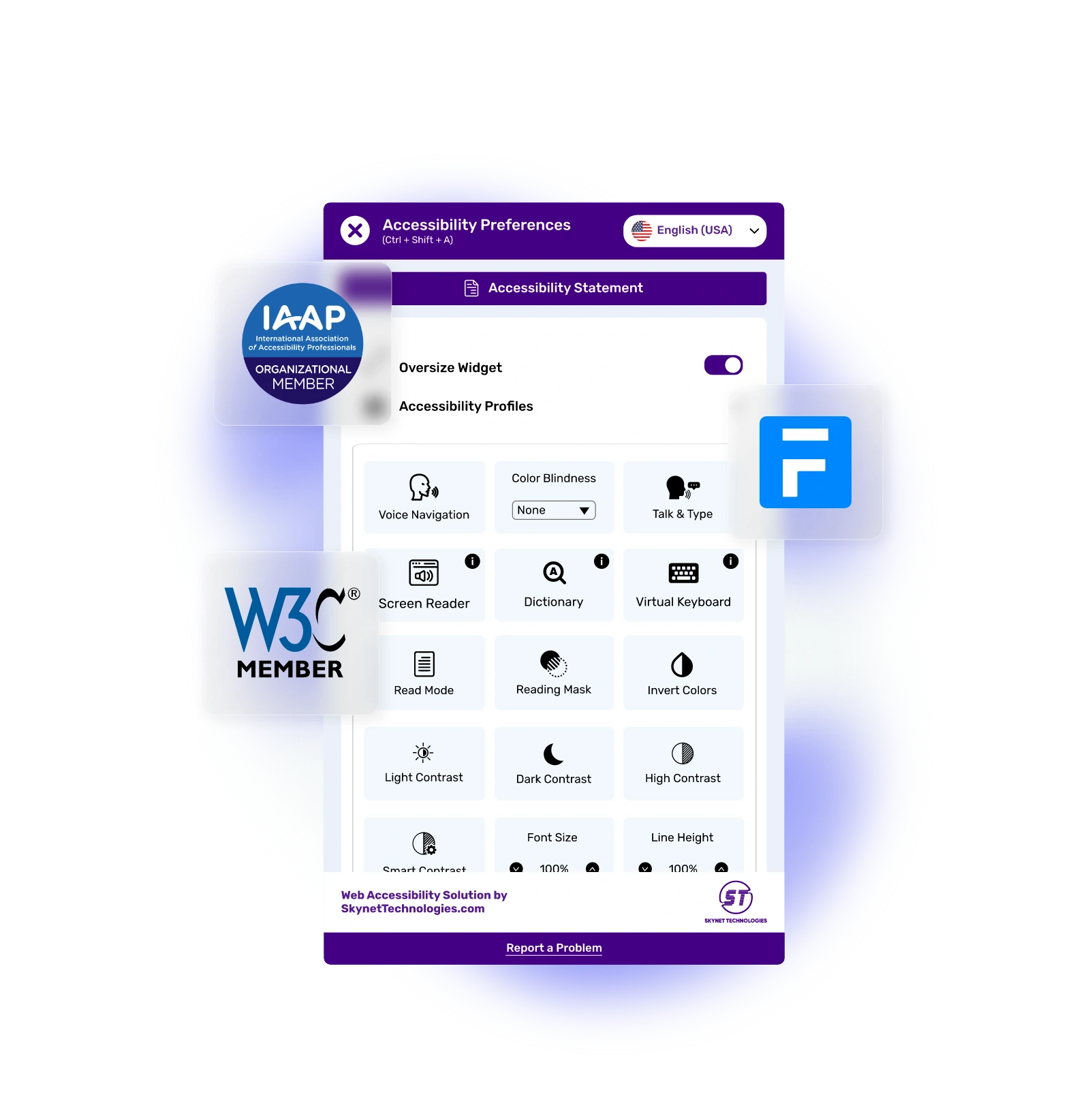 Frappe Framework Accessibility Widget