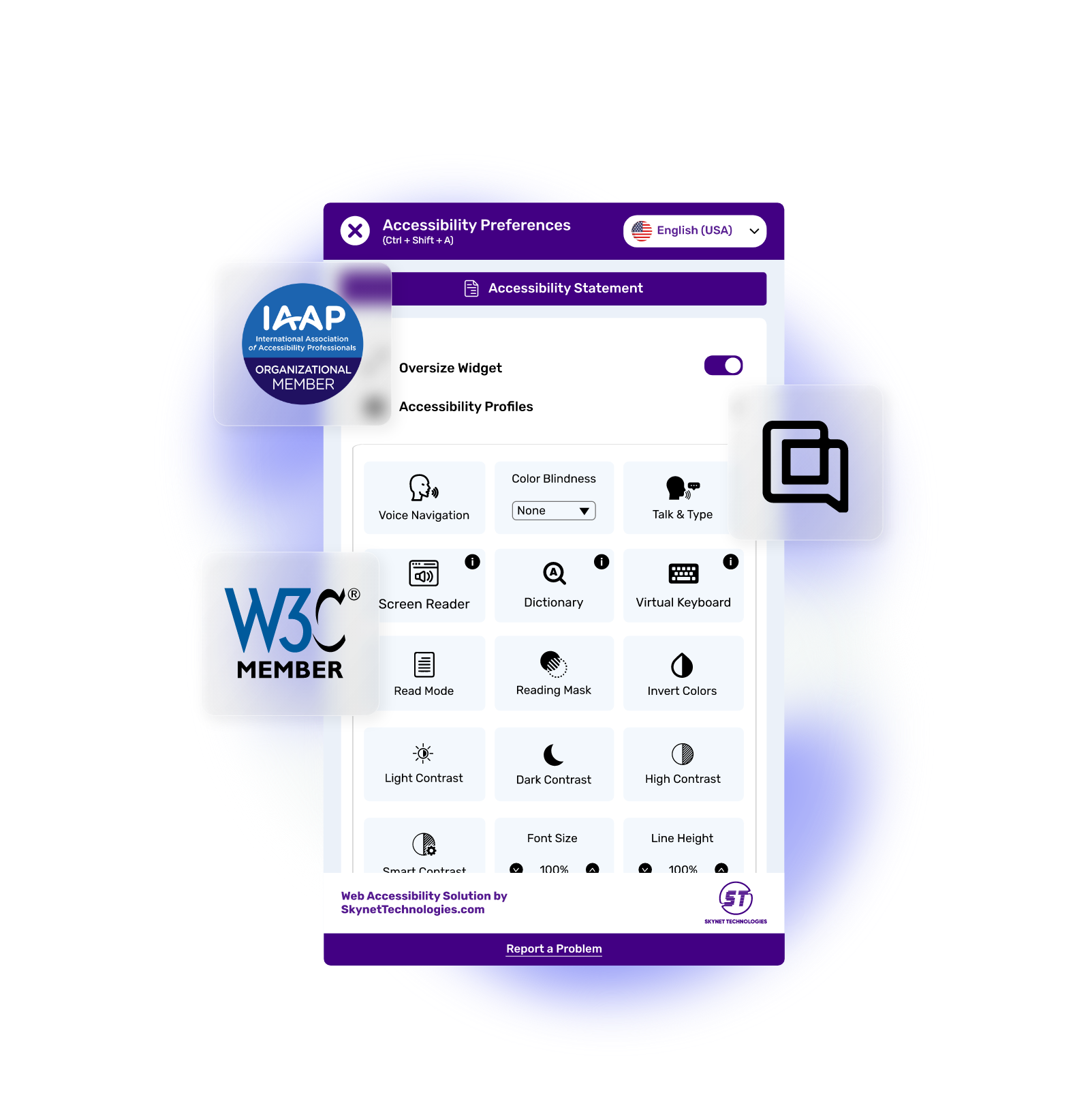 Gorgias Accessibility Widget