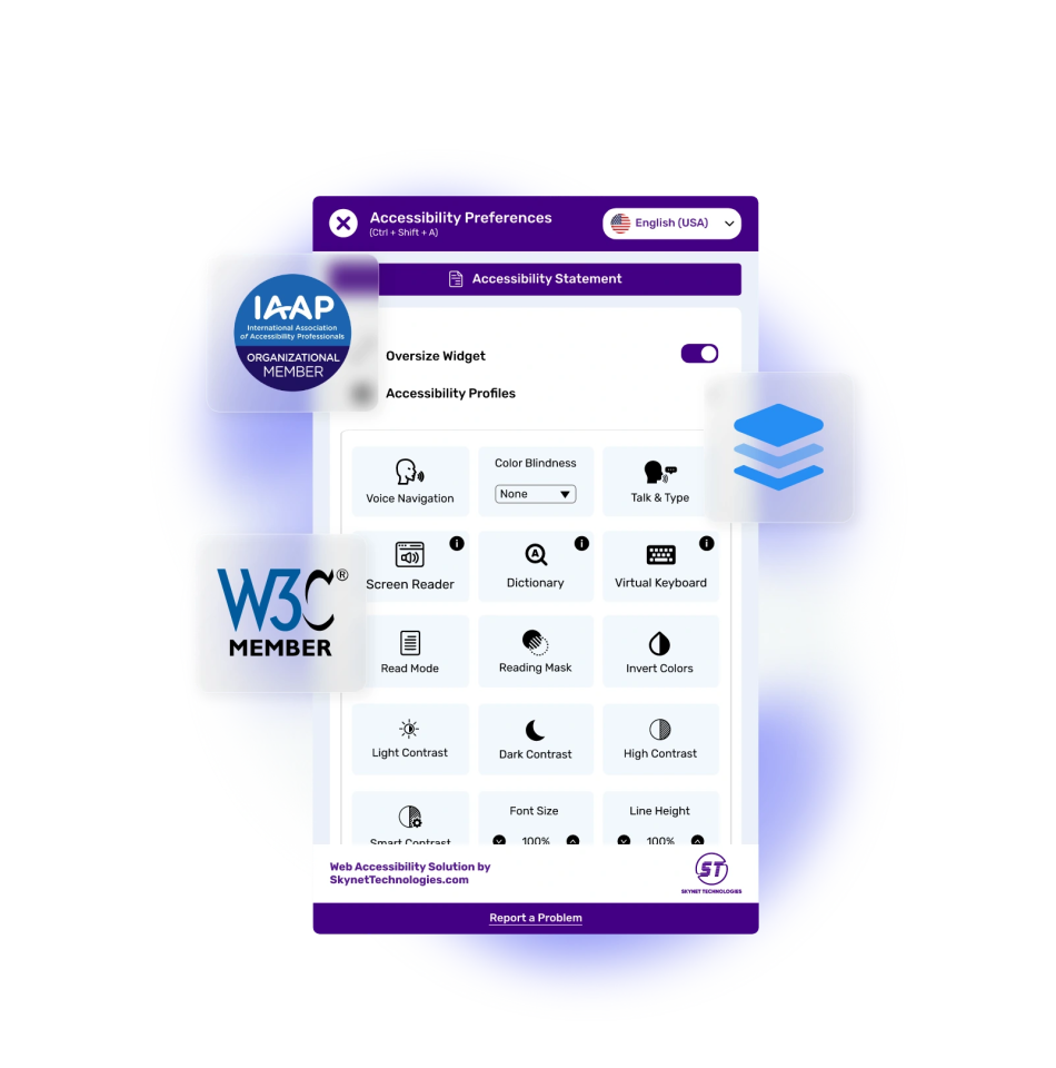 GreatPages Accessibility Widget