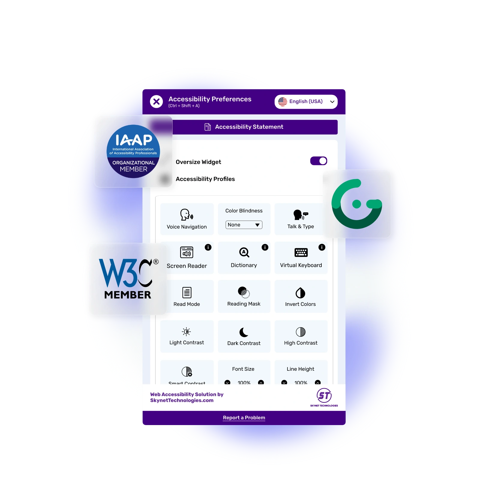 Gridsome Accessibility Widget