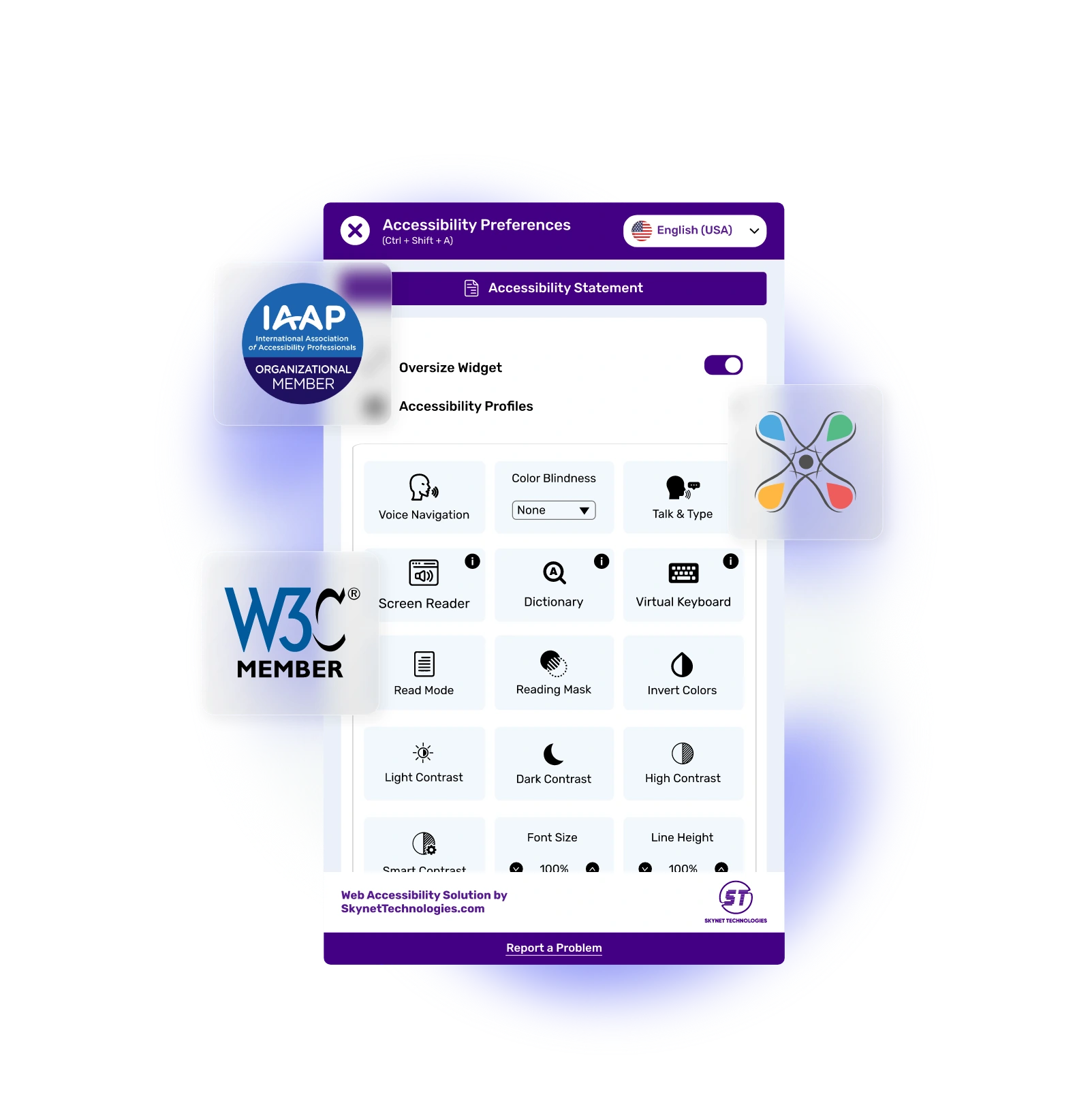 Inksoft Accessibility Widget