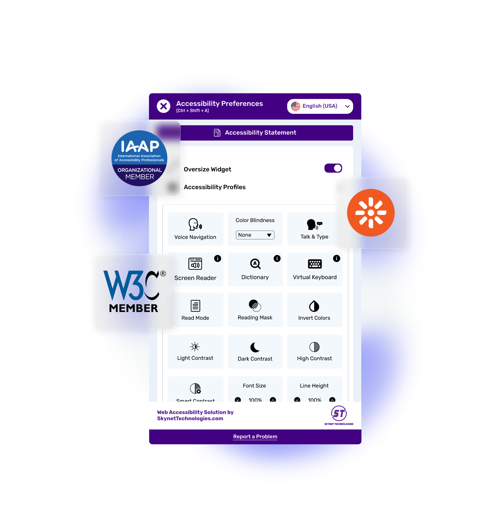 Kentico Accessibility Widget