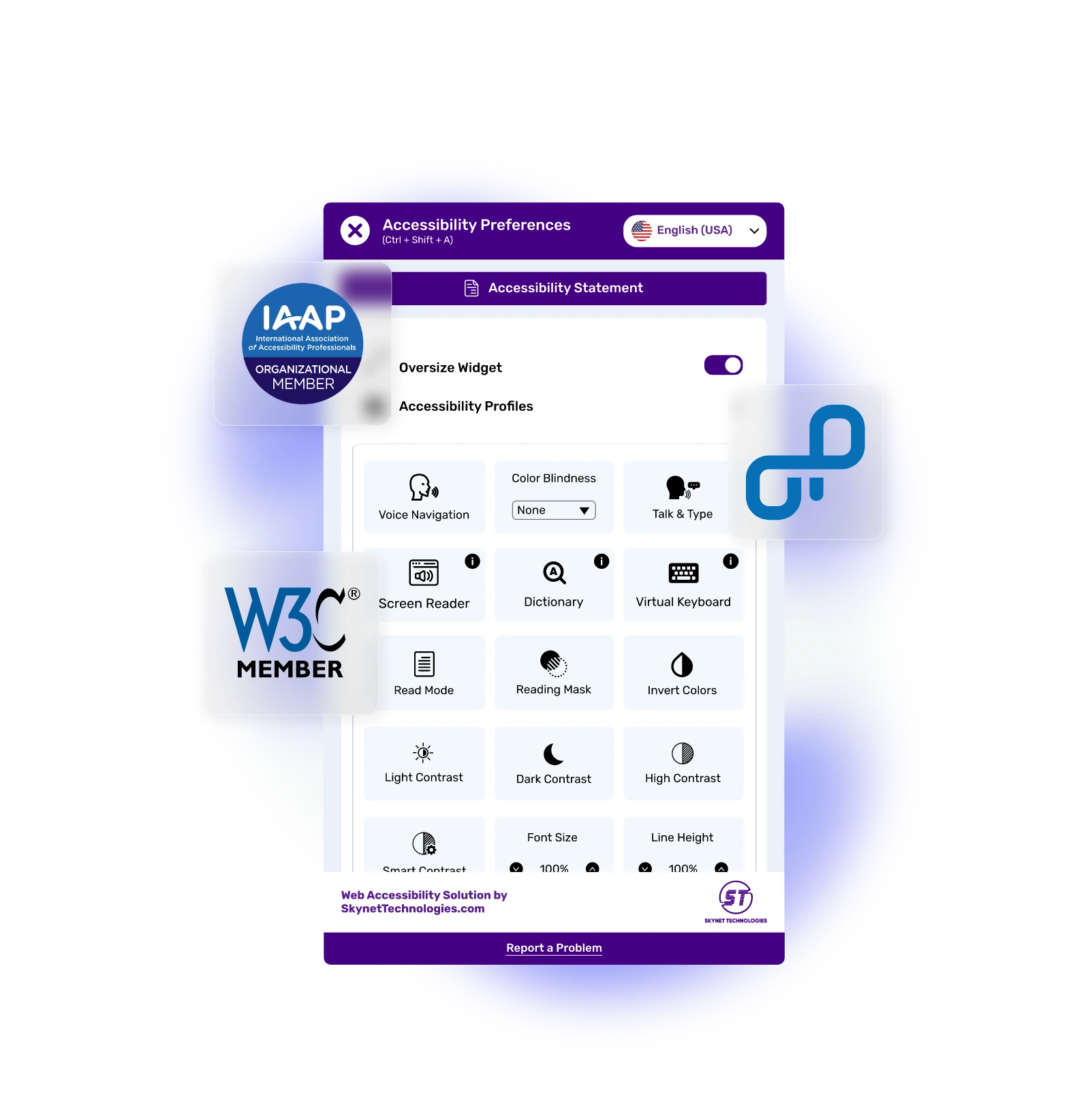 OpenProject Accessibility Widget