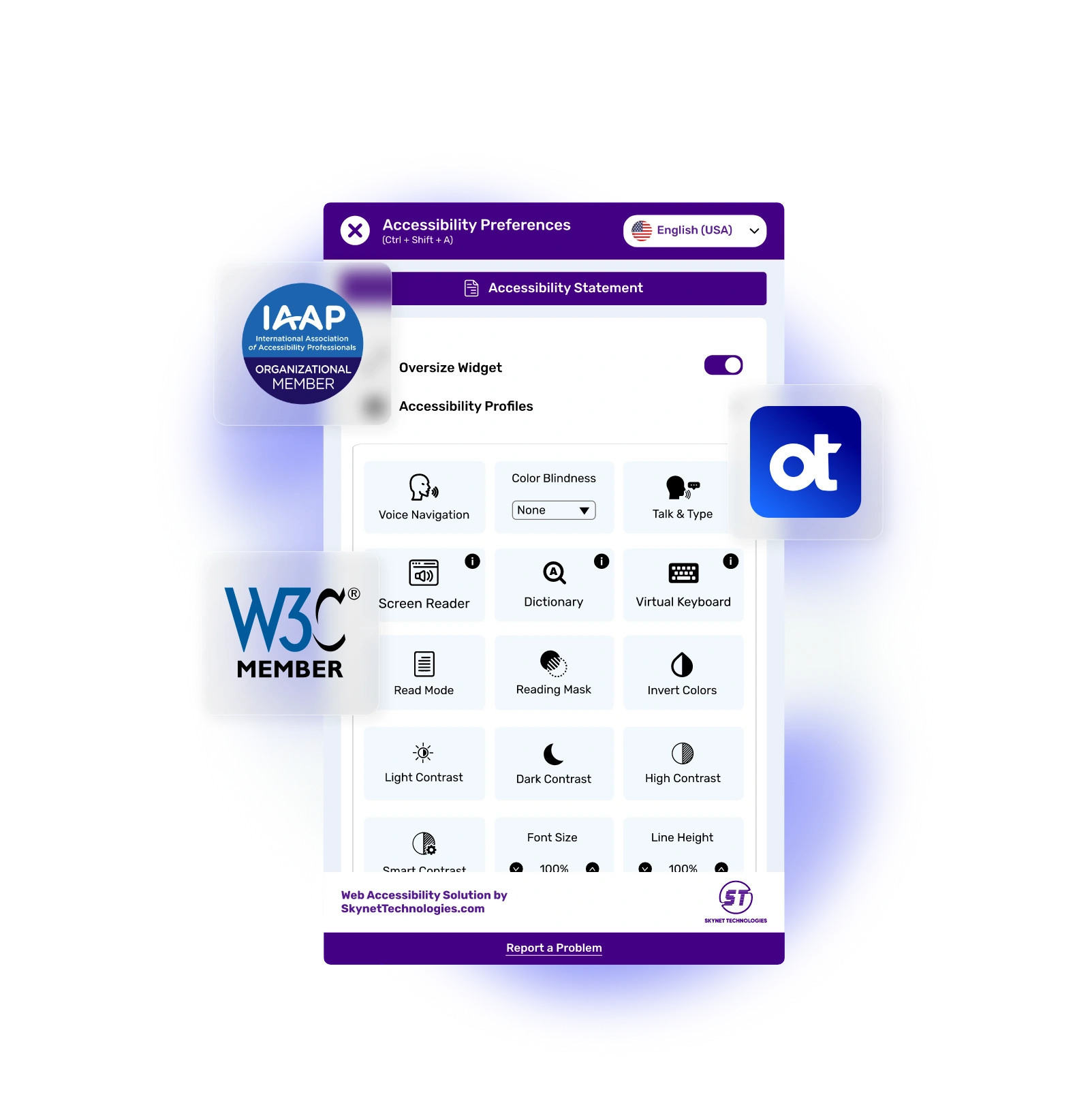 OpenText Accessibility Widget