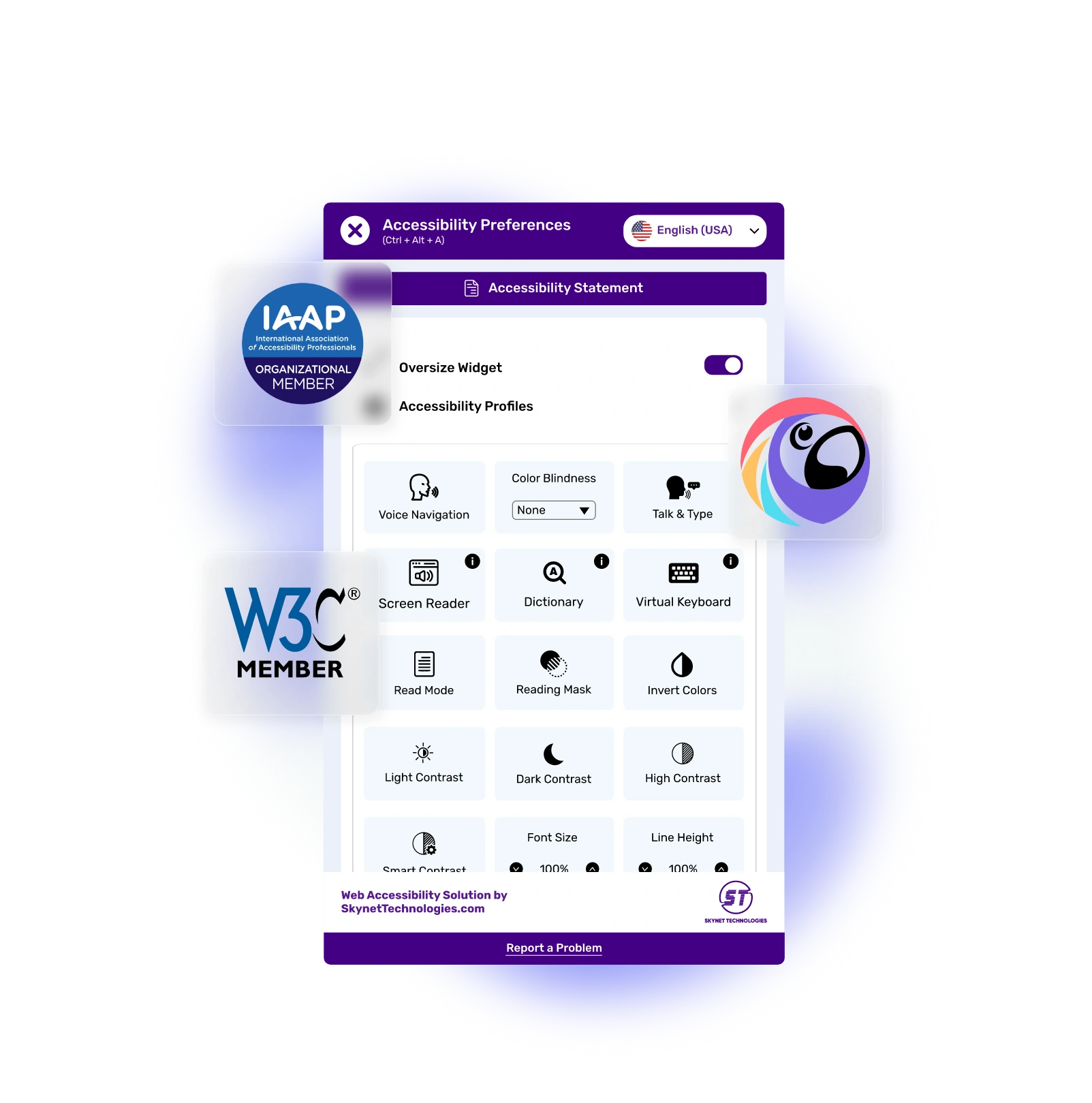 Poptin Accessibility Widget