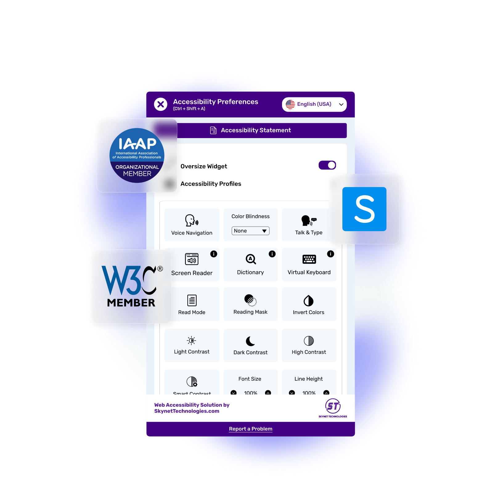 SabeeApp Accessibility Widget