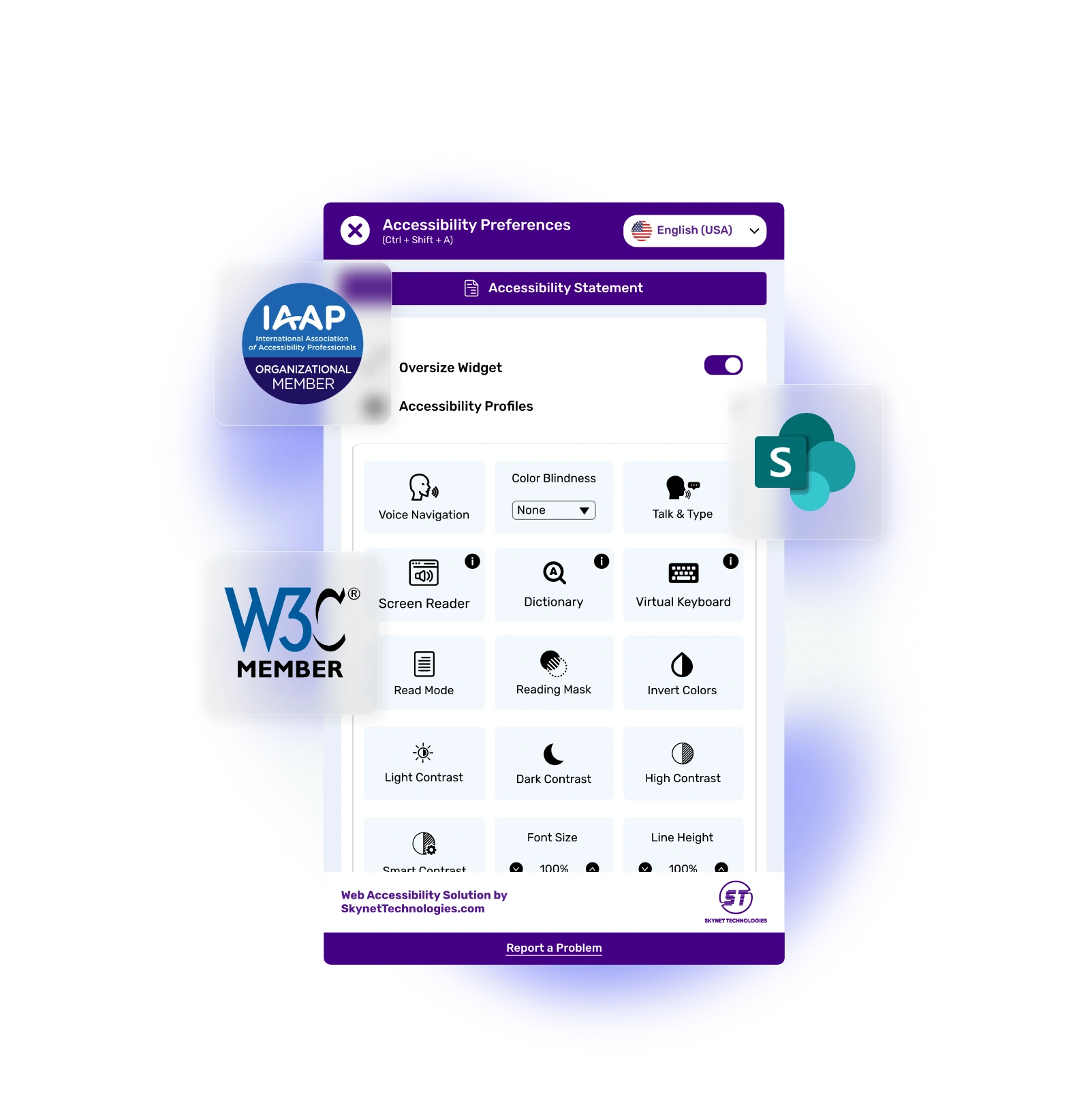 SharePoint Accessibility Widget
