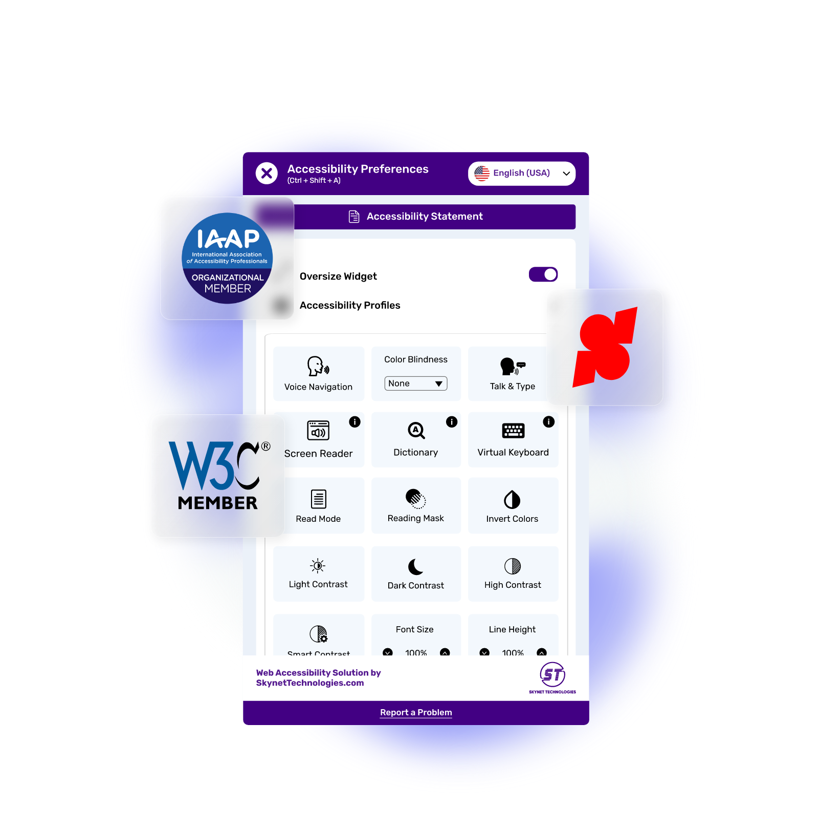 Shoplazza Accessibility Widget