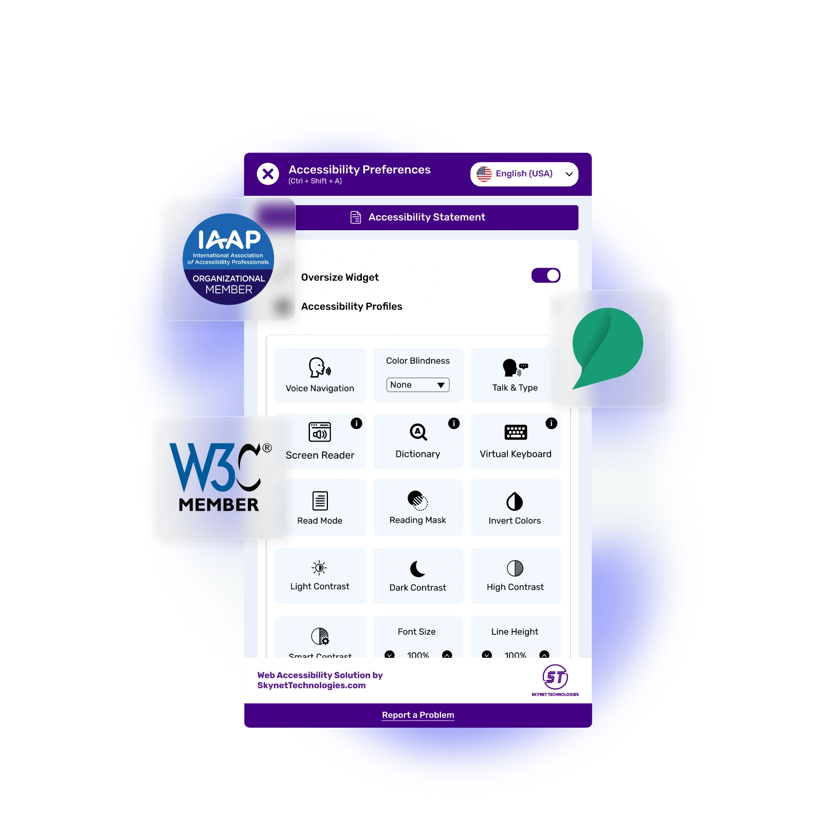 Sitevision Accessibility Widget