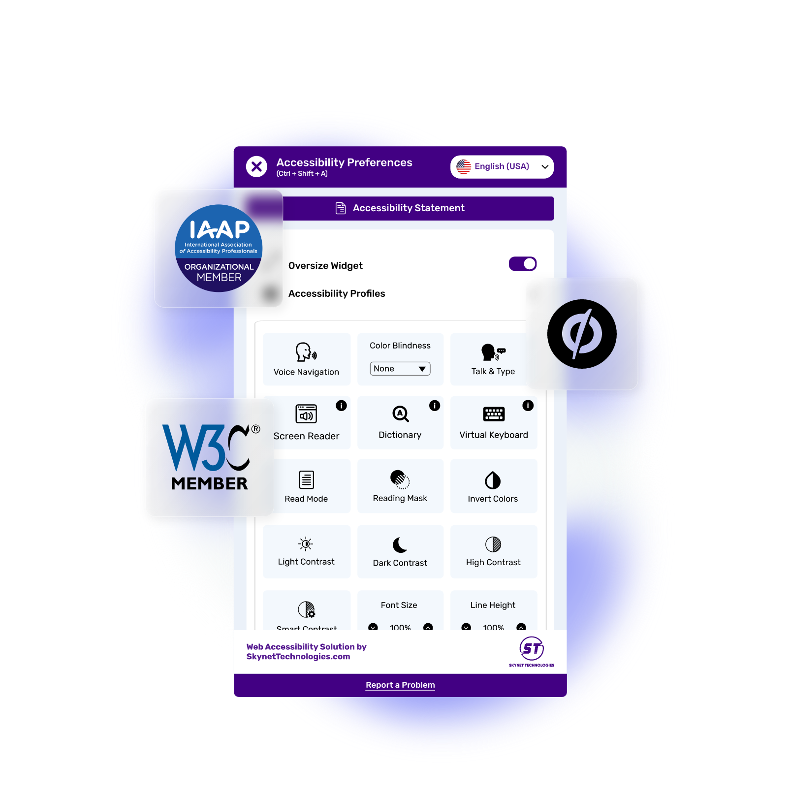Unbounce Accessibility Widget