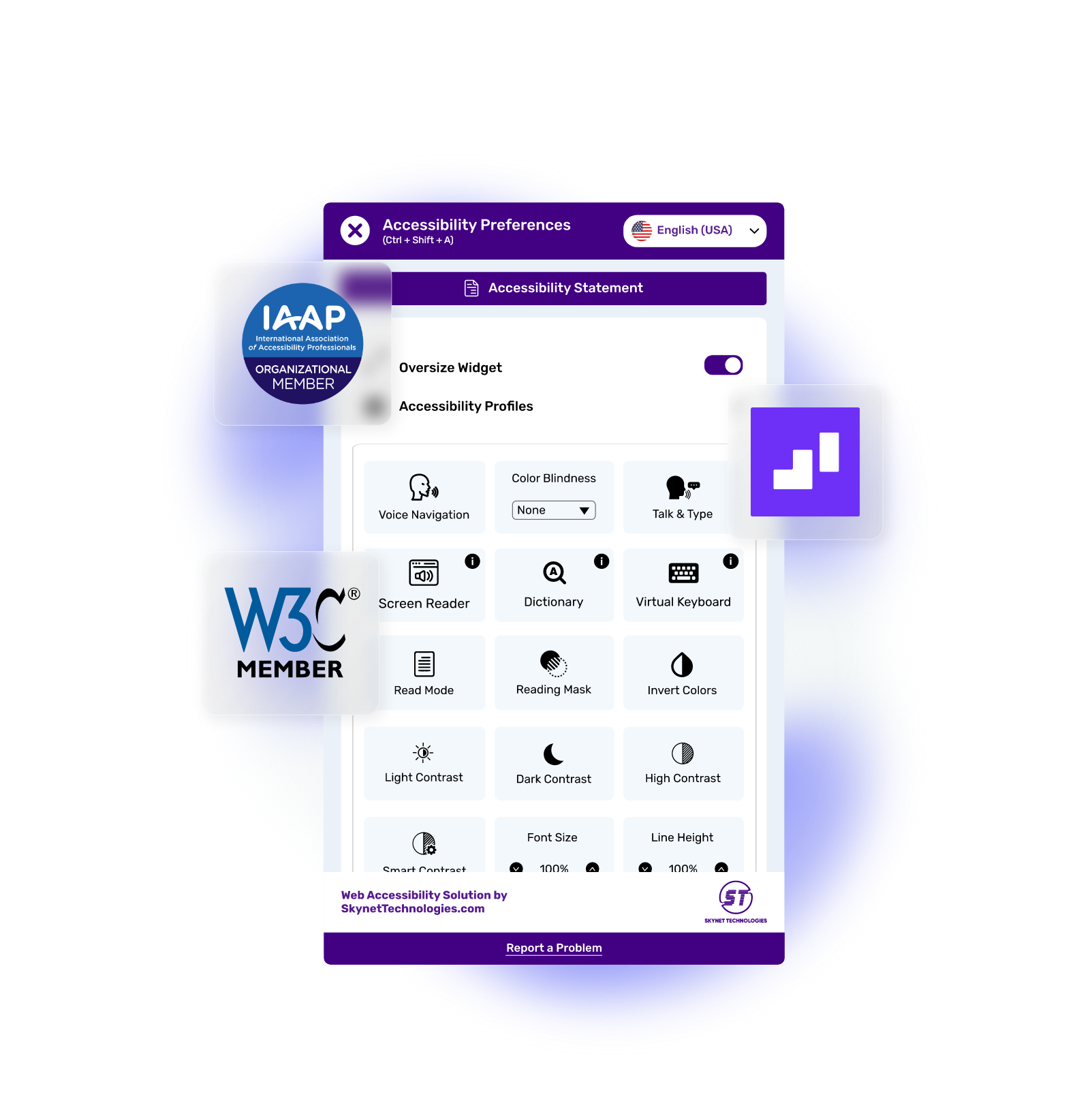 Wized Accessibility Widget