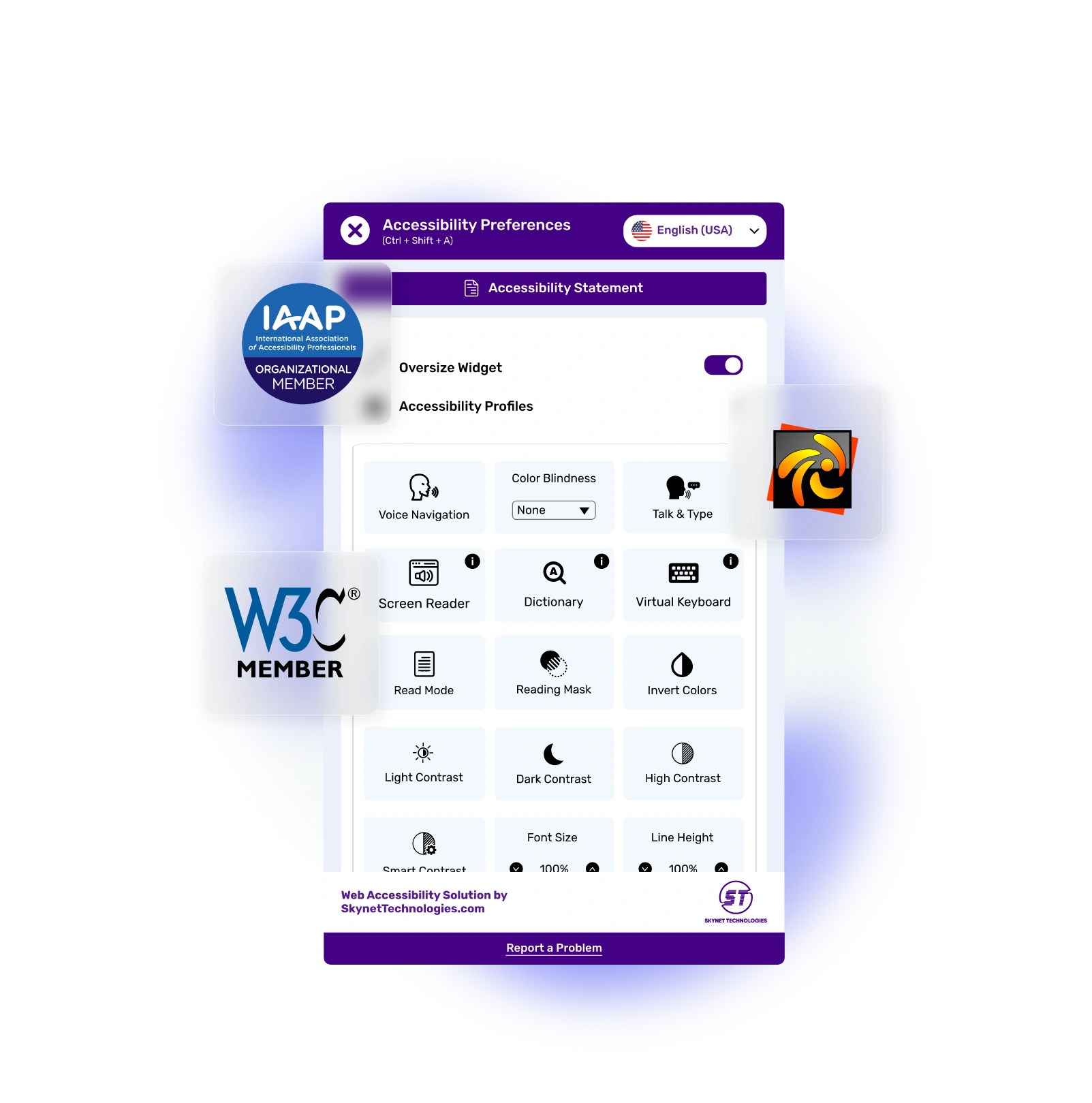 Zen Cart Accessibility Widget