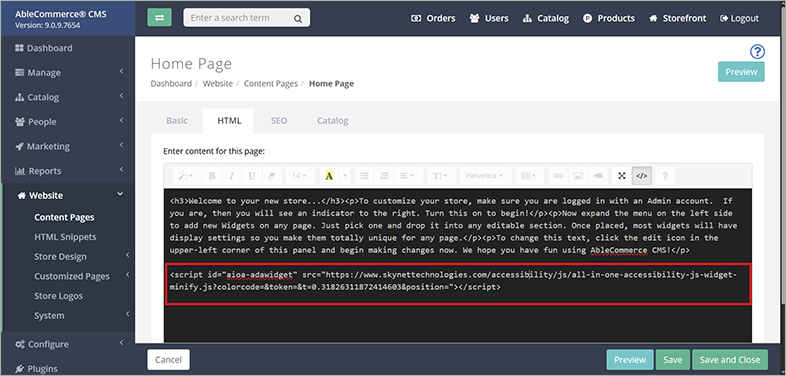 ablecommerce accessible website design
