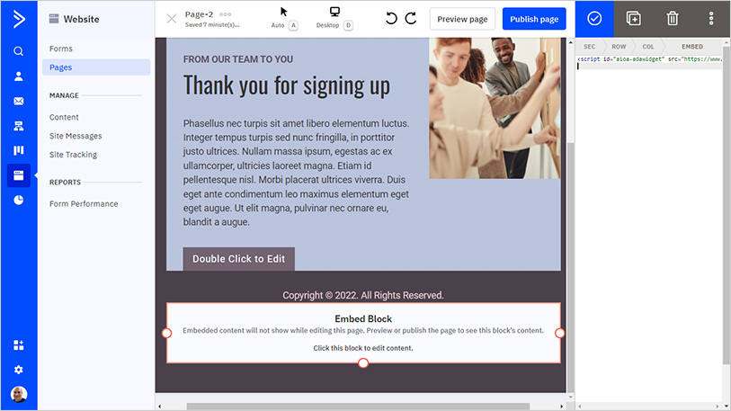 activecampaign wcag website accessibility