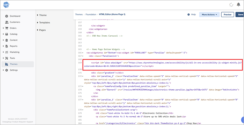 americommerce ada website accessibility