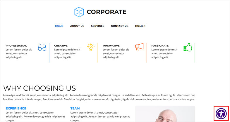 accessible appdrag accessible website design