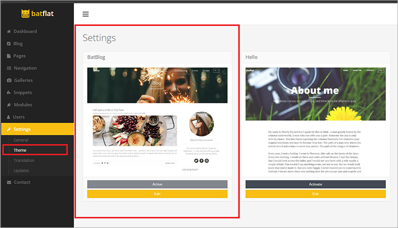 batflat wcag web accessibility