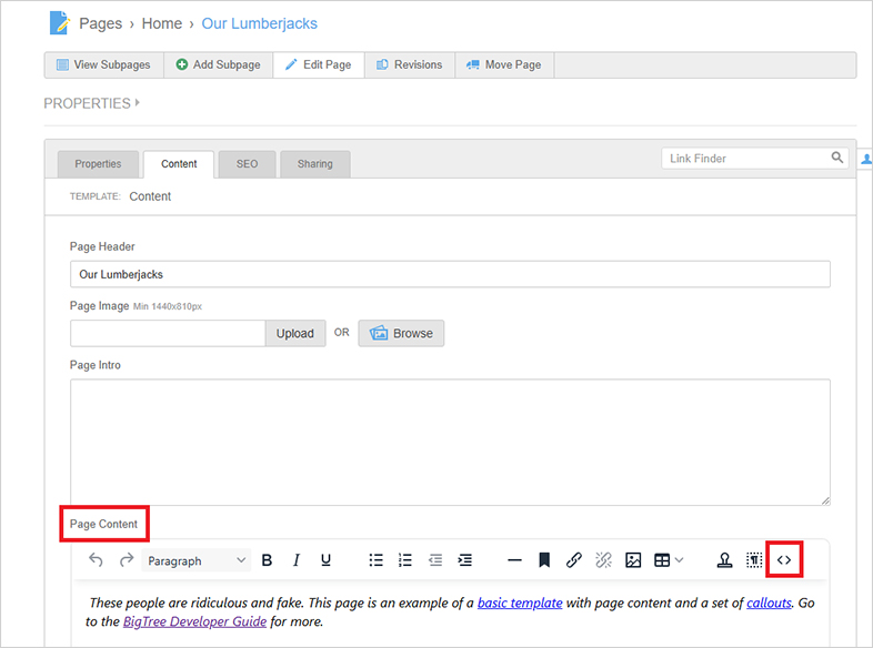 bigtreecms ada website accessibility