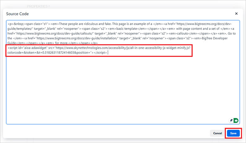 bigtreecms all in one accessibility