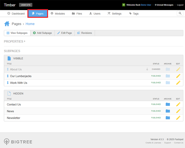 bigtreecms website accessibility remediation