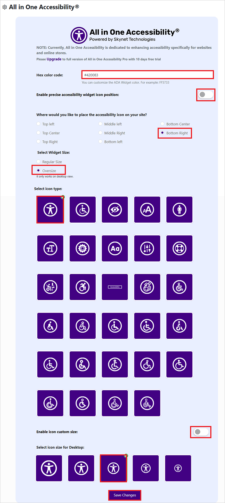 bludit-cms all in one accessibility