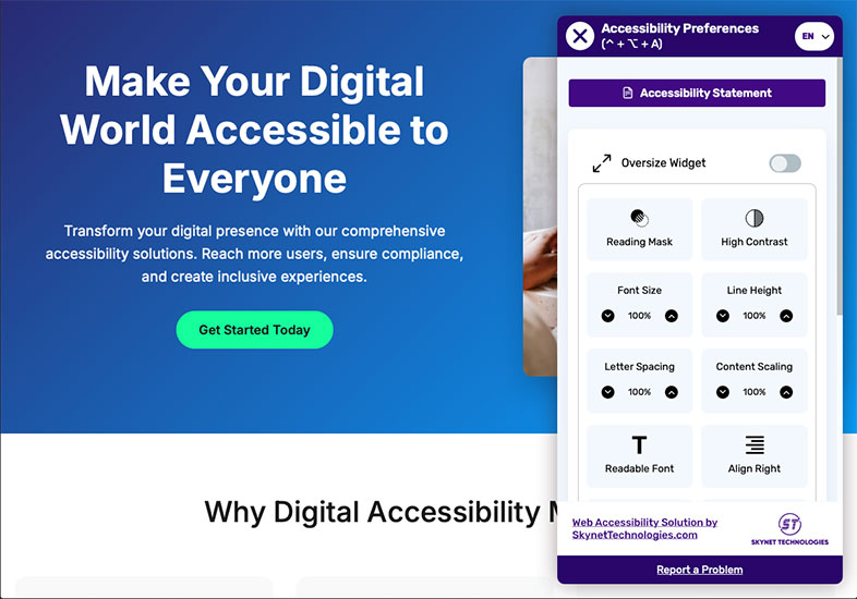 builder ada web accessibility