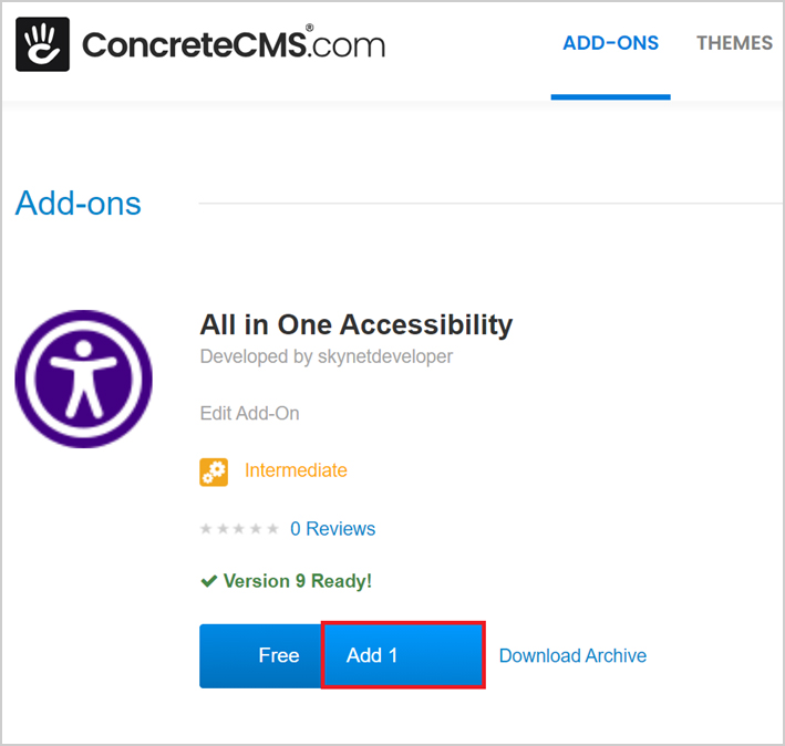 concretecms wcag web accessibility