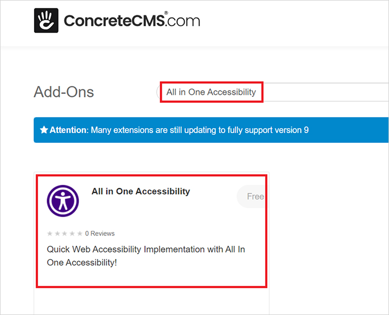 concretecms website accessibility remediation