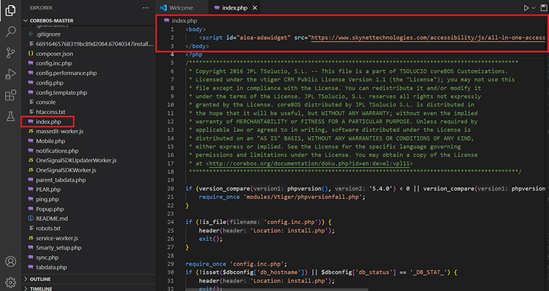corebos website accessibility remediation