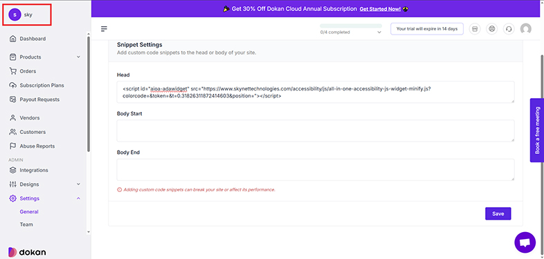 accessible dokan accessible website design
