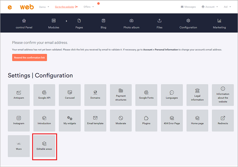 e-monsite wcag web accessibility