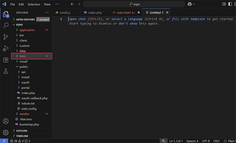 espo website accessibility remediation