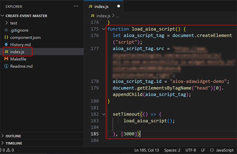 eventcreate wcag web accessibility