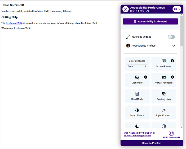 ada accessible evolution website