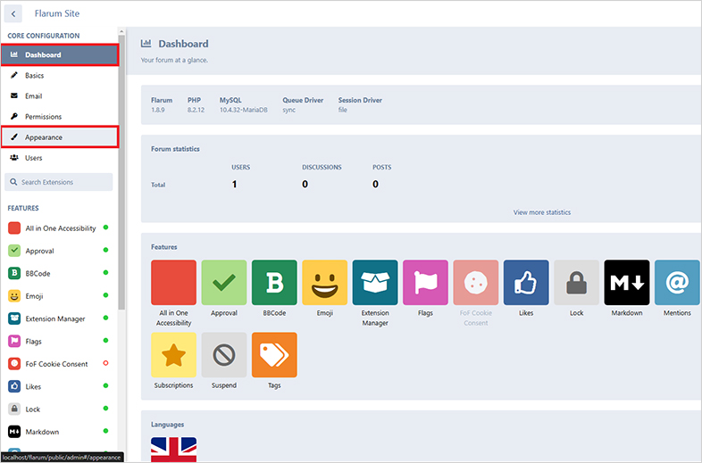 flarum wcag web accessibility