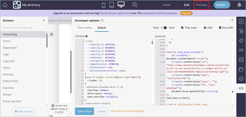 accessible fliplet accessible website design