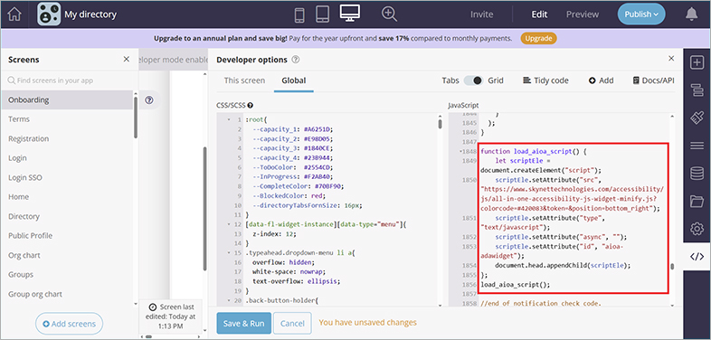 fliplet all in one accessibility