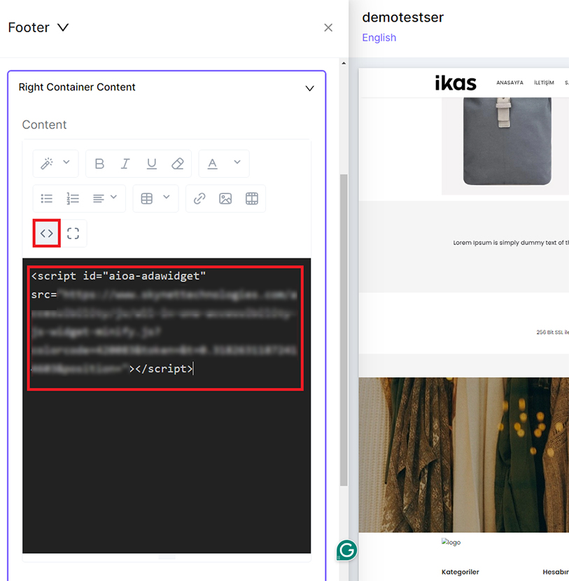 ikas all in one accessibility