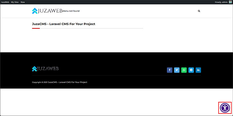 accessible juzaweb accessible website design