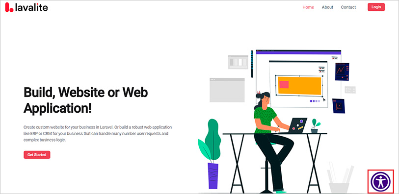 ada accessible lavalite website