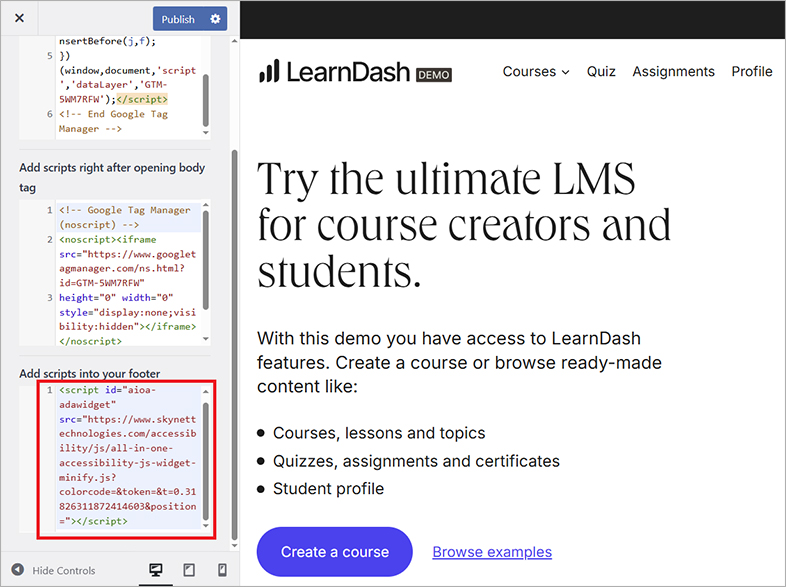 learndash ada website accessibility