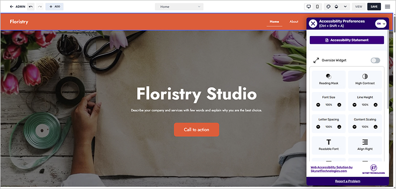 accessible microweber accessible website design