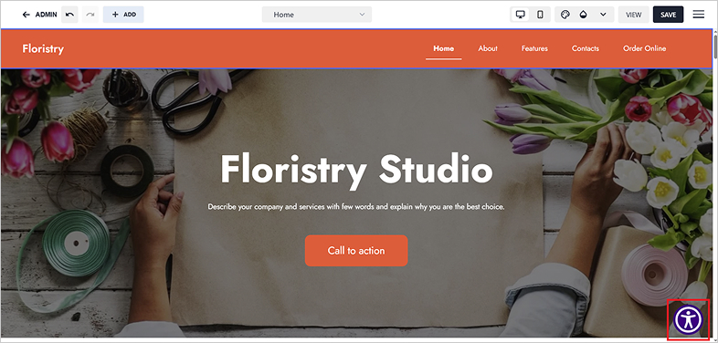 microweber accessible website design