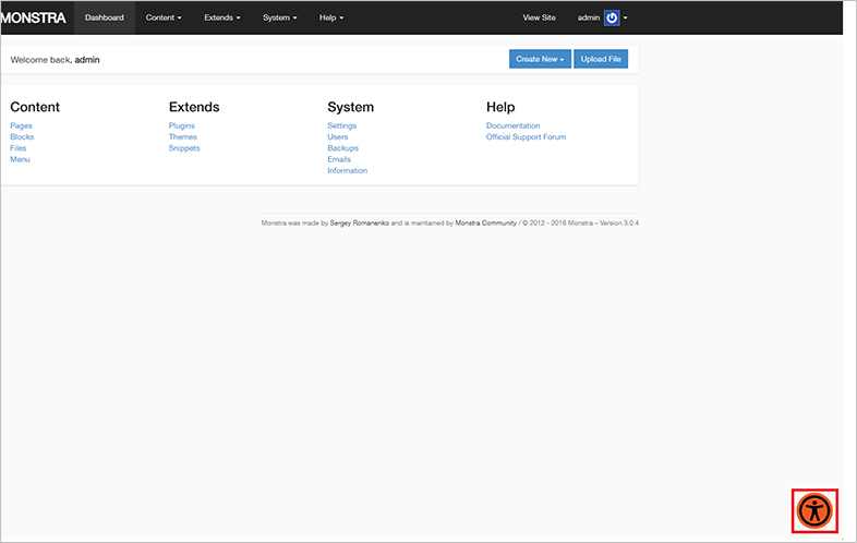 monstra wcag web accessibility