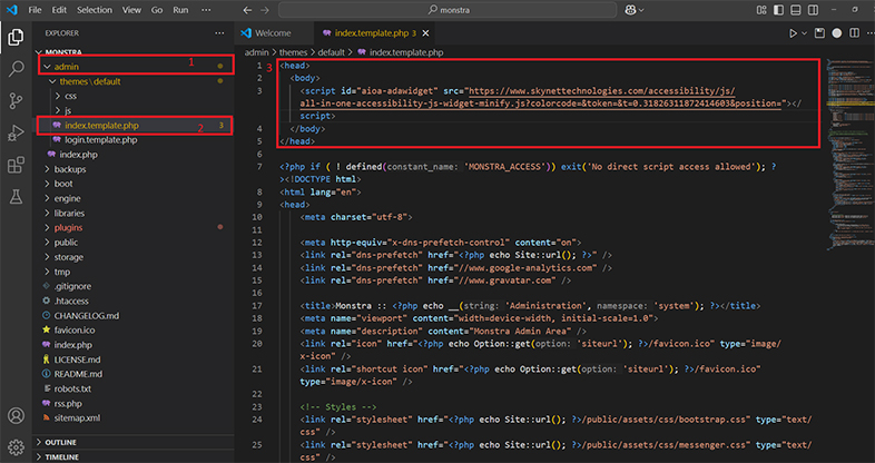 monstra website accessibility remediation