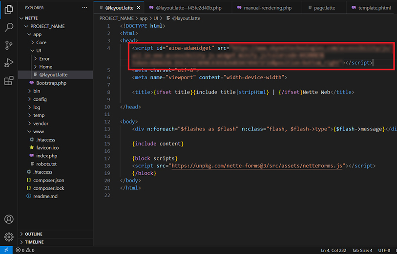 nette wcag web accessibility